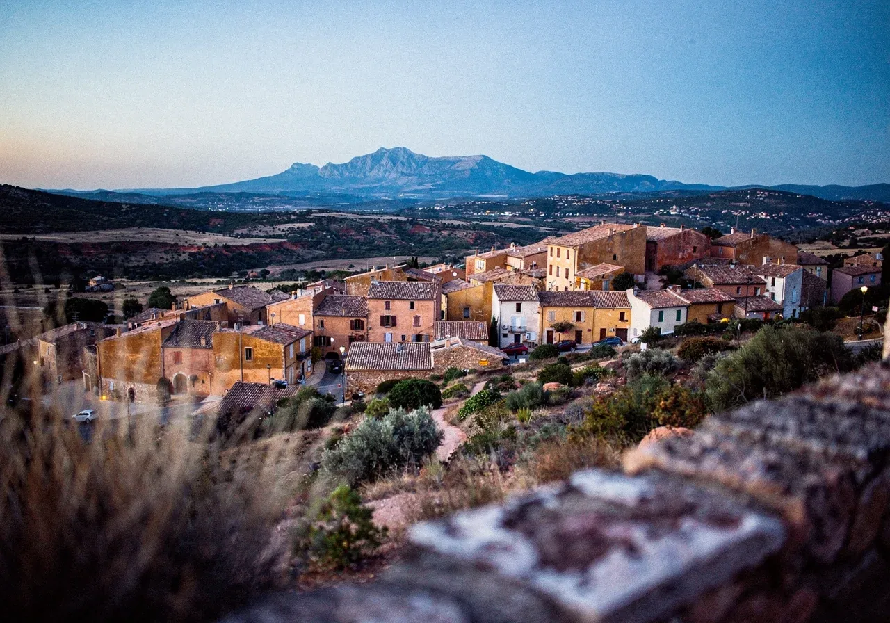 Vue de Elne et de ses environs